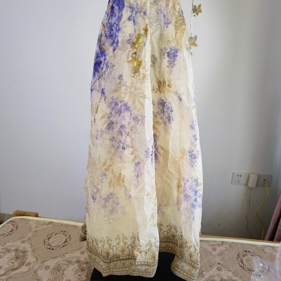 ZIMMERMANN Dawning Picnic Midi Dress In Floral Print - Picture 7 of 13